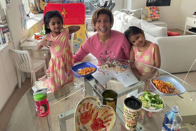 Hoda Kotb/Instagram Hoda Kotb and her two daughters