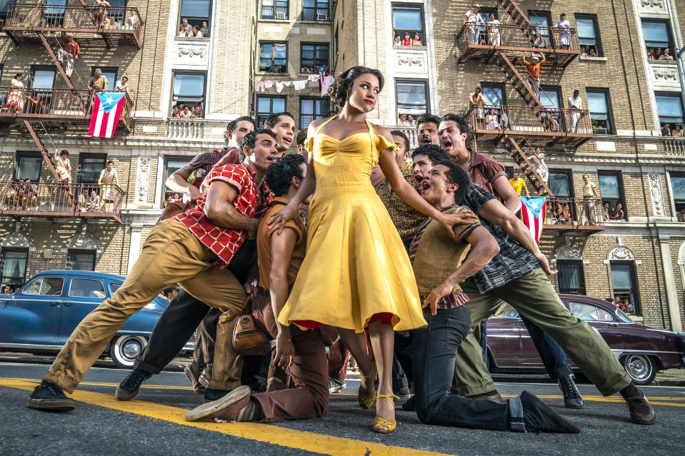 Ariana DeBose as Anita in 20th Century Studios' WEST SIDE STORY. (Niko Tavernise / 20th Century Studios)