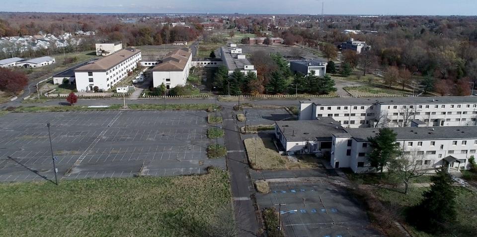 Aerial survey of the former Fort Monmouth property that makes up part of the Mega Parcel, where Netflix has confirmed it will make a bid to buy the site.