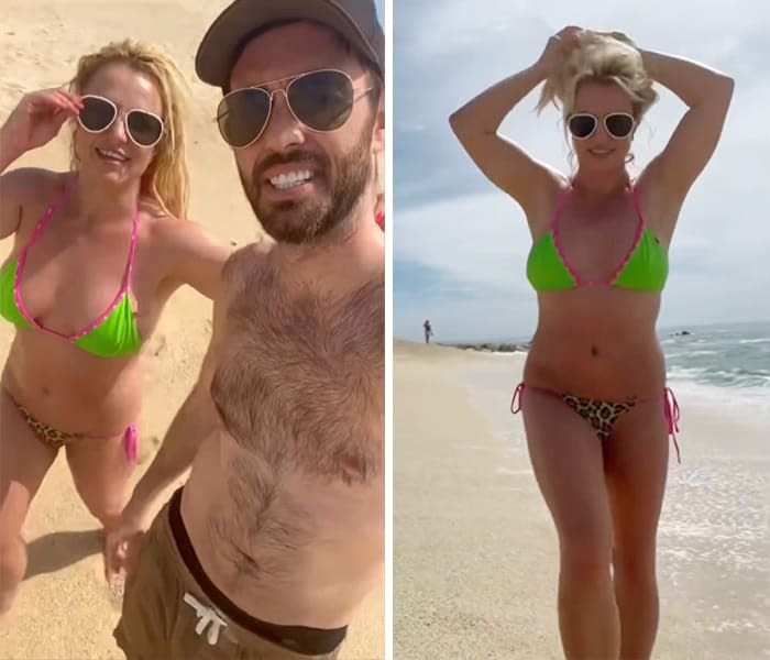 Britney Spears en México con su mánager