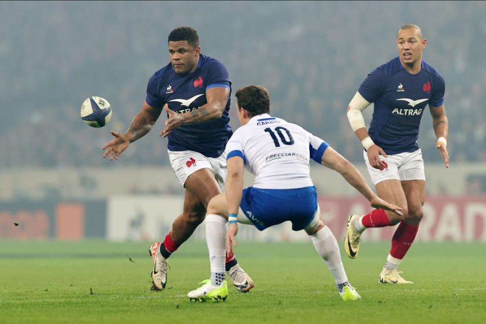 Jonathan Danty was sent off against Italy  (Getty Images)
