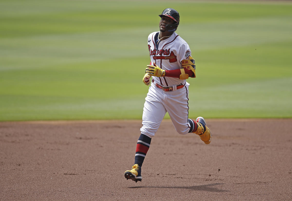 Atlanta Braves star Ronald Acuna Jr. leaves game with ankle injury