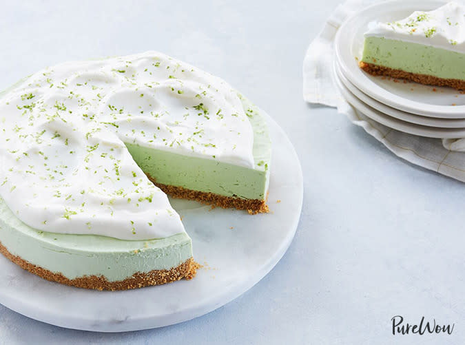 No-Bake Avocado Lime Cheesecake