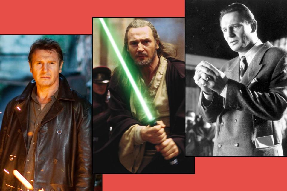 Liam Neeson 'Taken,' 'The Phantom Menace,' and 'Schindler's List'