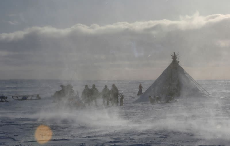 FILE PHOTO: The Wider Image: Russian voting starts early for reindeer herders