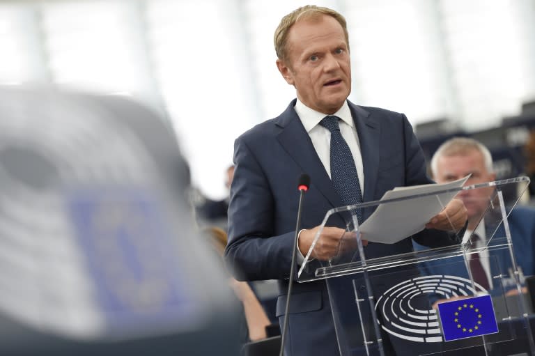 "On other issues such as the Irish question, or the framework for economic cooperation, the UK's proposals will need to be reworked and further negotiated," EU Council President Donald Tusk said