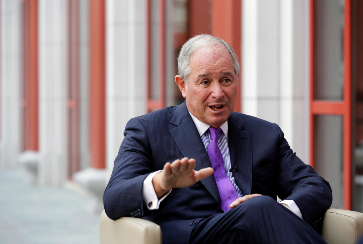 Blackstone CEO Stephen Schwarzman REUTERS/Jason Lee