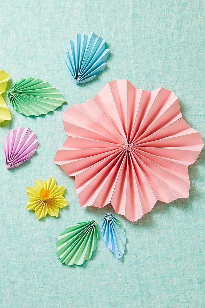 Accordian Paper Flowers