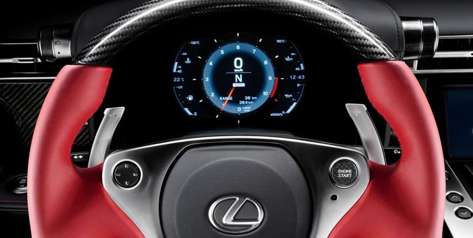 The Lexus LFA's Tachometer