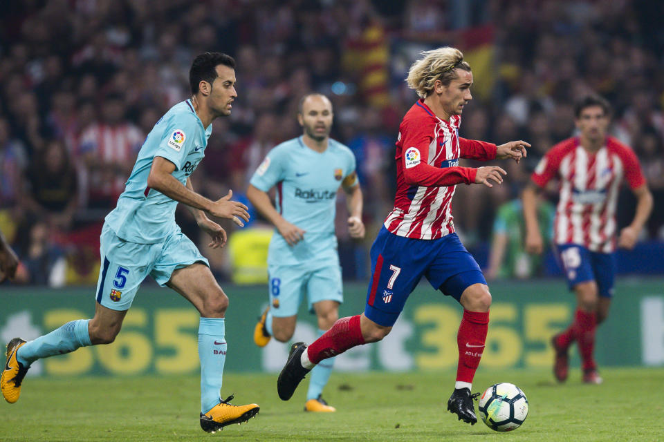 Barcelona is reportedly targeting Antoine Griezmann as a possible summer signing. (Getty)