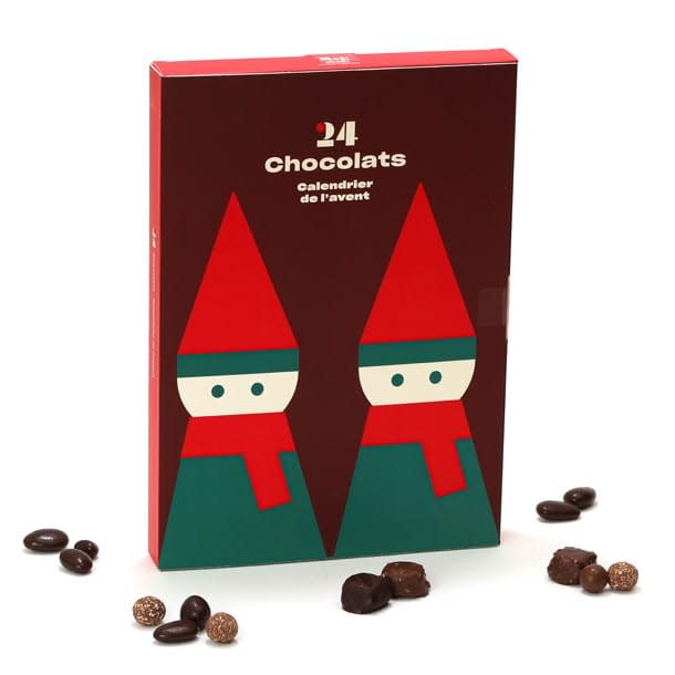 Calendrier de l'Avent chocolats bio