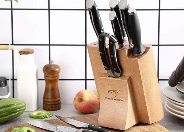 S1 Series 6-Piece German Steel Forged Knife Block Set, Forged