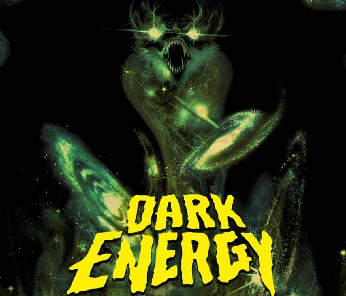 A Nasa poster created for Halloween celebrating dark energy in the style of a vintage horror film (Nasa)