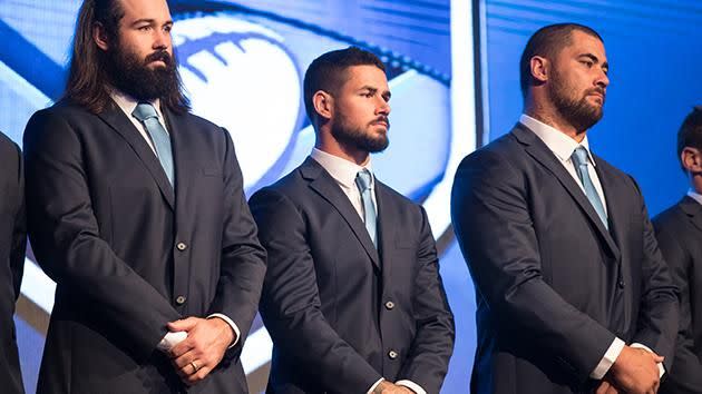 Peats at the team announcement. Image: Getty