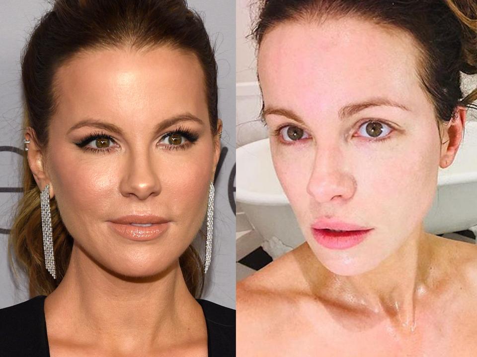 kate beckinsale makeup free