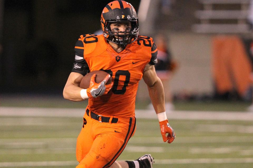 Former Rumson-Fair Haven standout Charlie Volker carries the ball for Princeton, where he was a part of two Ivy League championship teams.