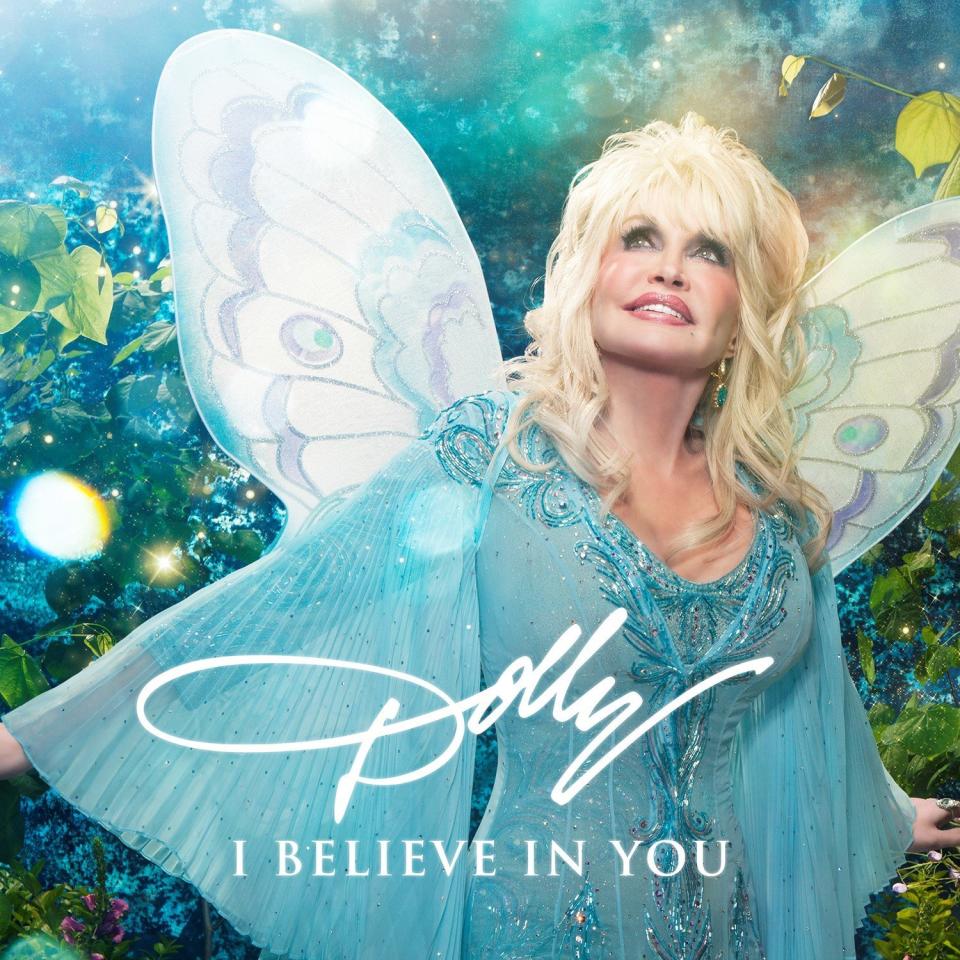 Parton revealed the cover of her upcoming children's album, entitled "I Believe In You." (Photo: Dolly Records/RCA Nashville)