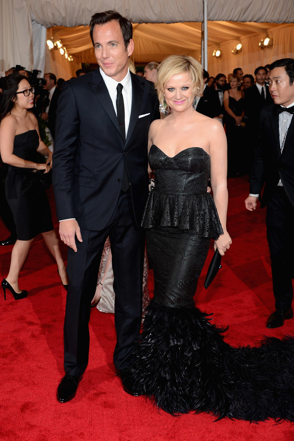 NEW YORK, NY - MAY 07: Will Arnett and Amy Poehler attend the "Schiaparelli And Prada: Impossible Conversations" Costume Institute Gala at the Metropolitan Museum of Art on May 7, 2012 in New York City. (Photo by Dimitrios Kambouris/Getty Images)