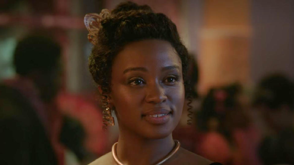 Michaela in Bridgerton's Season 3 finale.