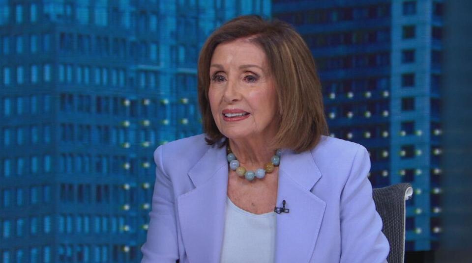 PHOTO: Nancy Pelosi appears on 'Good Morning America,' Aug. 5, 2024. (ABC News)