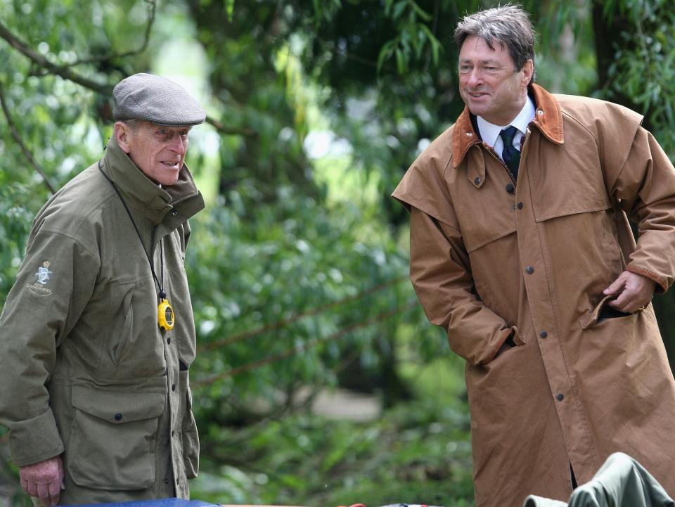 <p>Prince Philip with Alan Titchmarsh in 2009</p> (Getty Images)