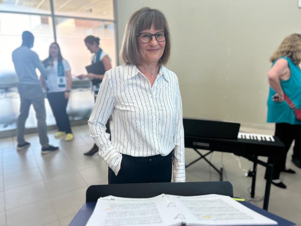 Melody Dobson is the director of the Music in Medicine choir.
