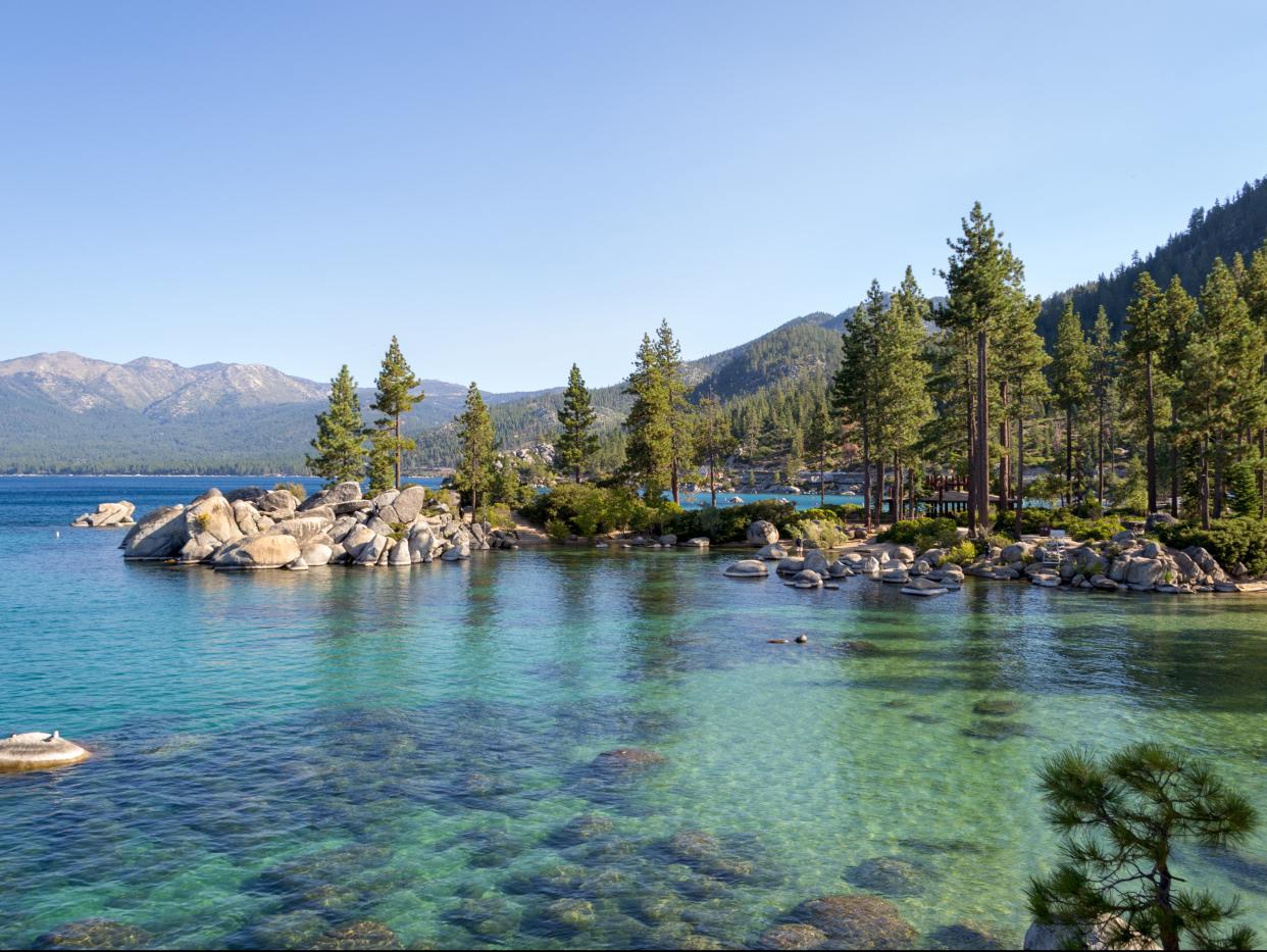 Lake Tahoe is a freshwater alpine lake located in the Sierra Nevada (Getty Images/iStockphoto)
