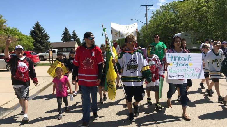 Humboldt opens its arms to Rance Cardinal, Broncos' hockey hero