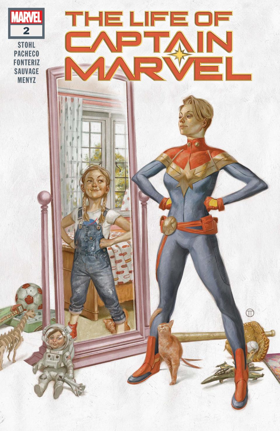 The five-issue “Life of Captain Marvel” mini-series re-tells the origin story of Carol Danvers a.k.a. Captain Marvel. PHOTO: Marvel Comics