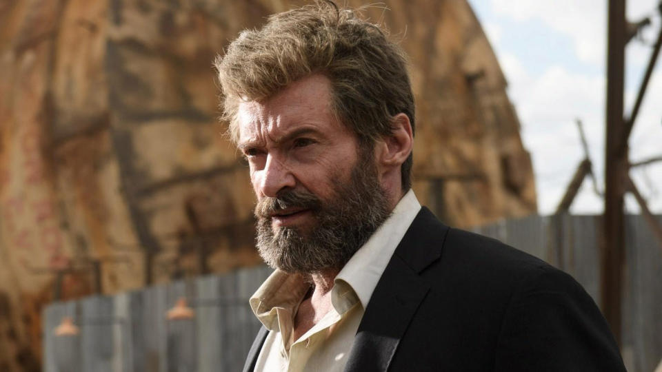 Hugh Jackman as Wolverine in &#39;Logan&#39;. (Credit: 20th Century Studios)