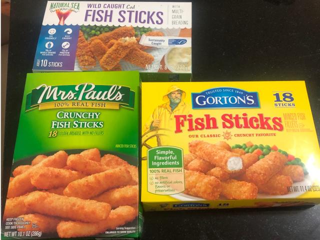 I tried 3 brands of frozen fish sticks, and the winner took the