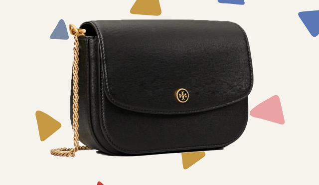 Tory Burch Black Leather Robinson Camera Crossbody Bag Tory Burch