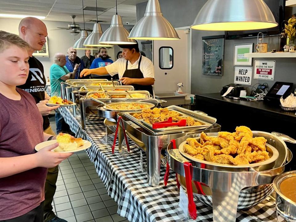 Division Street Diner serves a Sunday buffet as seen May 10, 2023,
