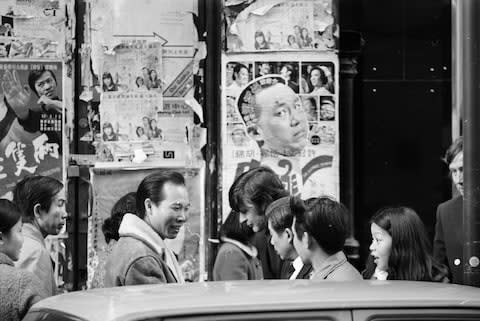 By 1970 Chinese businesses on Gerrard Street included seven restaurants, two hairdressers, a beauty salon, a travel agency, two car hire firms and two supermarkets - Credit: GETTY