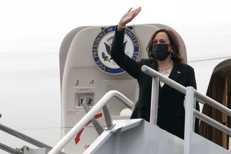 La vicepresidenta Kamala Harris viajó a México en junio