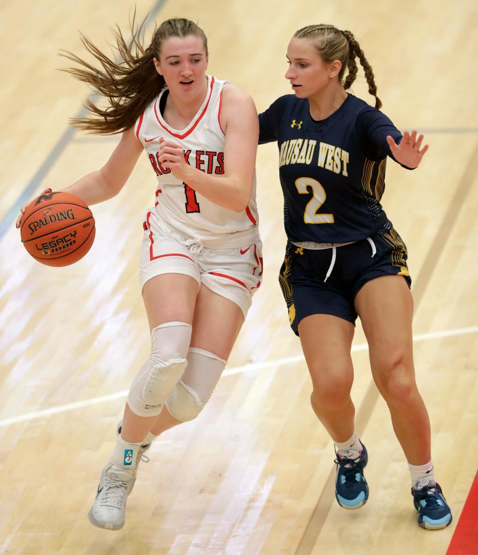 Neenah senior guard Allie Ziebell (1) is a UConn commit and one of the top high school players in the state and the nation.