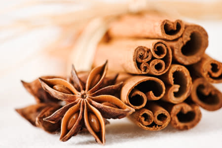 <p>Cinnamon is a super spice when it comes to boosting your wellbeing as it has many health-giving properties. In terms of weight loss, it's all to do with controlling those post-meal insulin spikes, which is what make you feel hungry. And you don't need to get much of the stuff to get the benefits; studies have shown that just a quarter teaspoon of cinnamon a day can lower the blood sugar, cholesterol, and triglyceride levels. To up your cinnamon intake either sprinkle it on to your breakfast cereal, or maybe mix it into your morning latte.</p>