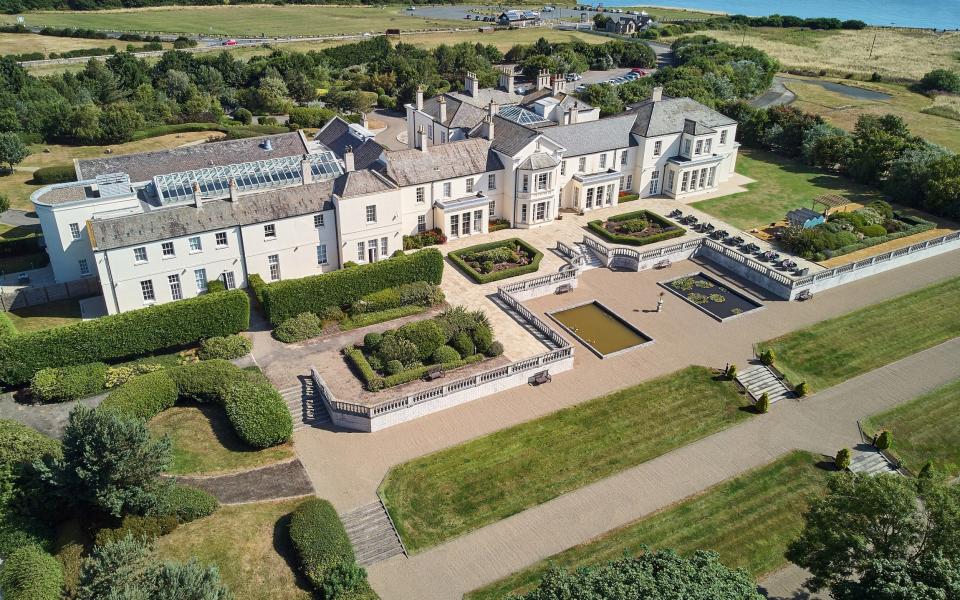 Seaham Hall is within a stone’s throw of the beach