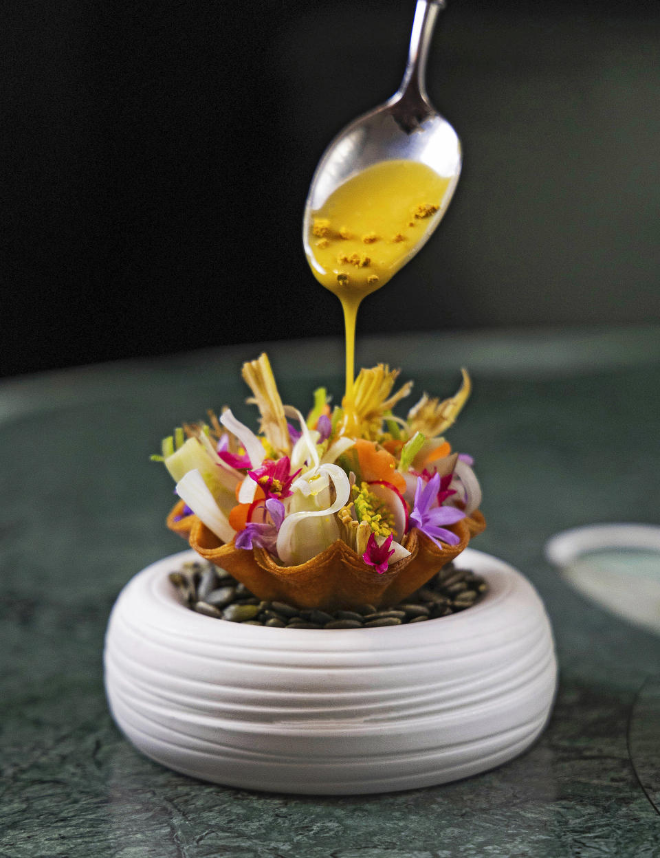 Vinaigrette au pollen de Thomas Danigo