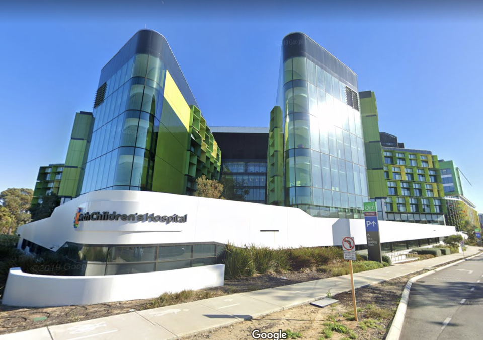 Pictured is the Perth Children's Hospital. Source: GoogleMaps