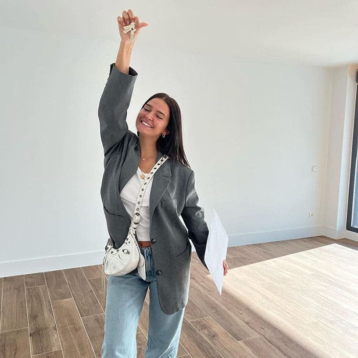 Laura Escanes en su nueva casa