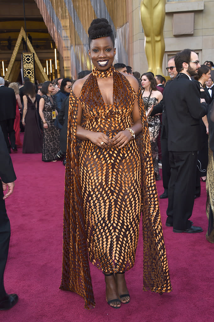 Adepero Oduye attends the 88th Annual Academy Awards at the Dolby Theatre on February 28, 2016, in Hollywood, California.