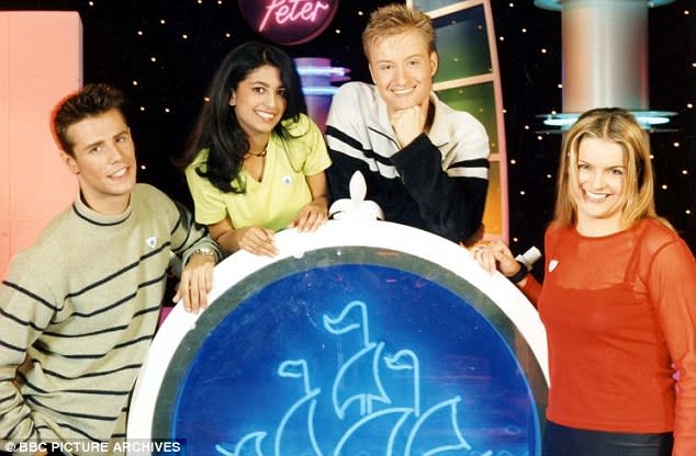 Richard Bacon, Konnie Huq, Stuart Miles and Katy Hill. (BBC)