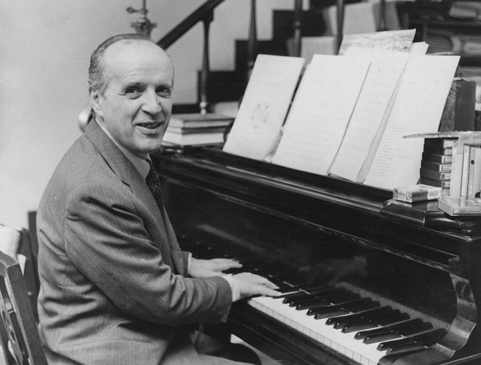 Nino Rota at the piano