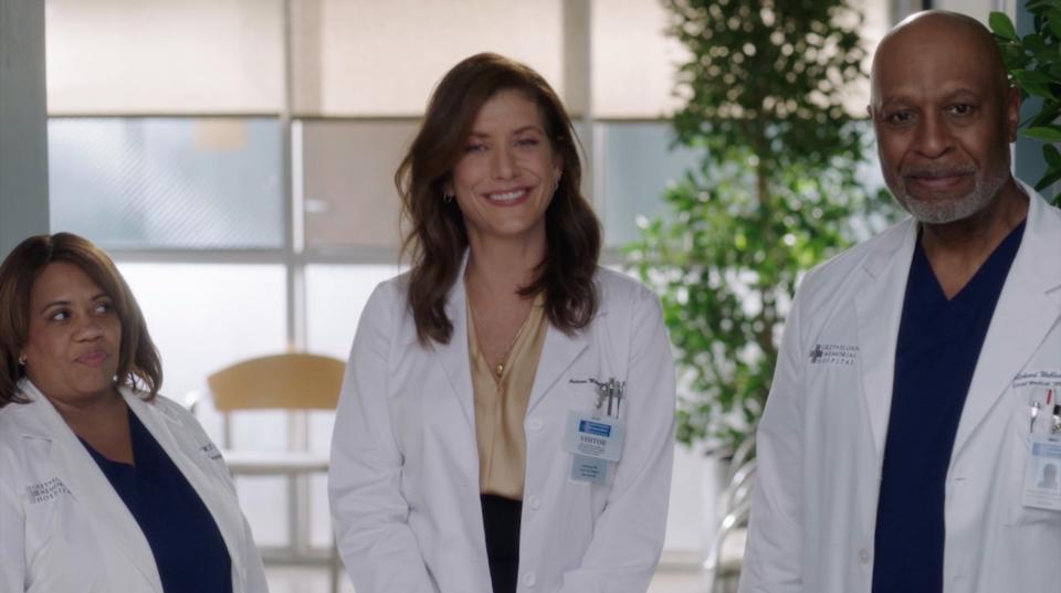 Bailey, Addison, and Richard in a still from Grey's Anatomy