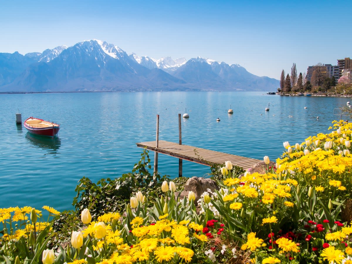 Montreux offers an idyllic view of the Swiss Alps  (Getty/iStock)
