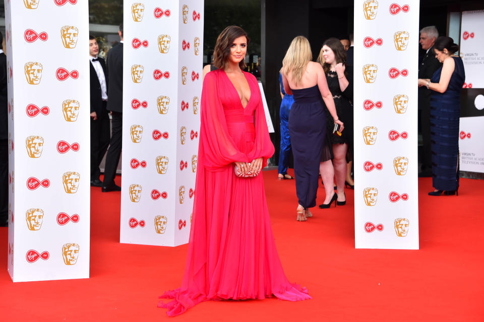 Lucy Mecklenburgh attending the Virgin TV British Academy Television Awards 2018 held at the Royal Festival Hall, Southbank Centre, London.
