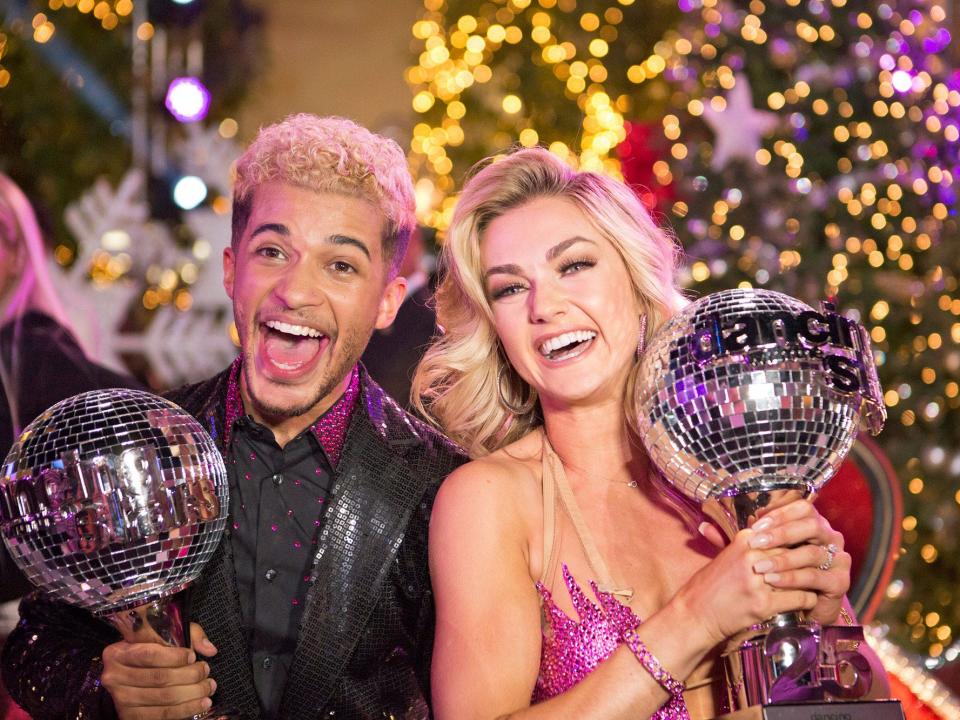 jordan fisher dancing with the stars winner lindsay arnold