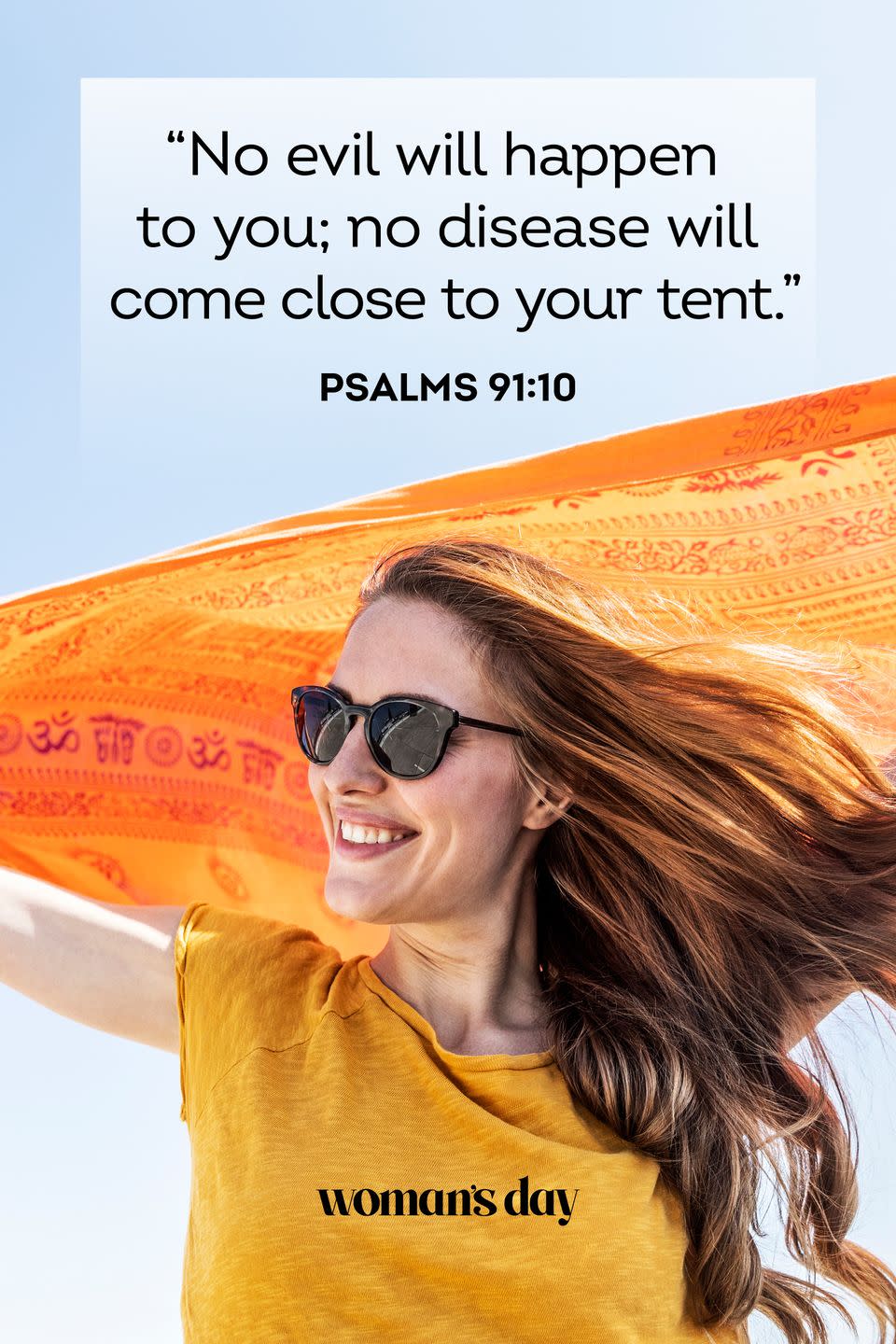 <p>"No evil will happen to you, no disease will come close to your tent." <br><br><strong>The Good News:</strong> When you have God's protection there is nothing that can harm you.</p>