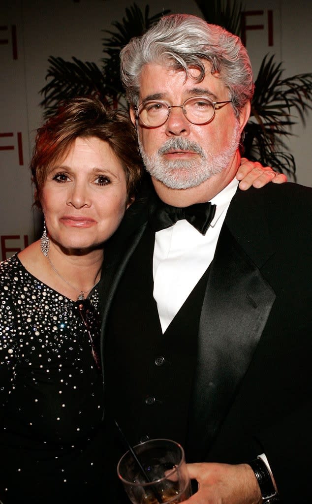 Carrie Fisher, George Lucas